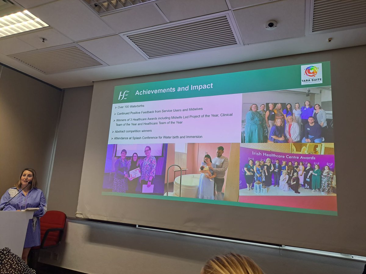 gra_milne12's tweet photo. What a fabulous achievement @Christi14596413 @FionaMolony presenting @LabourBirthConf Showcasing @OLOLMat_Unit to the world! I see you also got to meet the wonderful @hannahdahlen #NLBC2024 #midwives #normality #water #proud https://t.co/yZ1yPebVd7