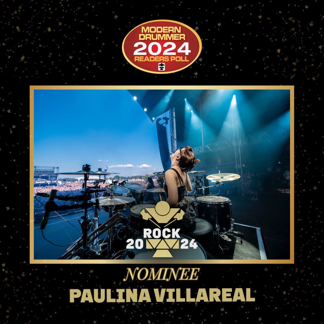 Vote for Pau as ‘Best Rock Drummer 2024' in <a href="/modern_drummer/">Modern Drummer</a>'s Readers Poll 👇🏻
moderndrummeradmin.survey.fm/2024-md-reader…