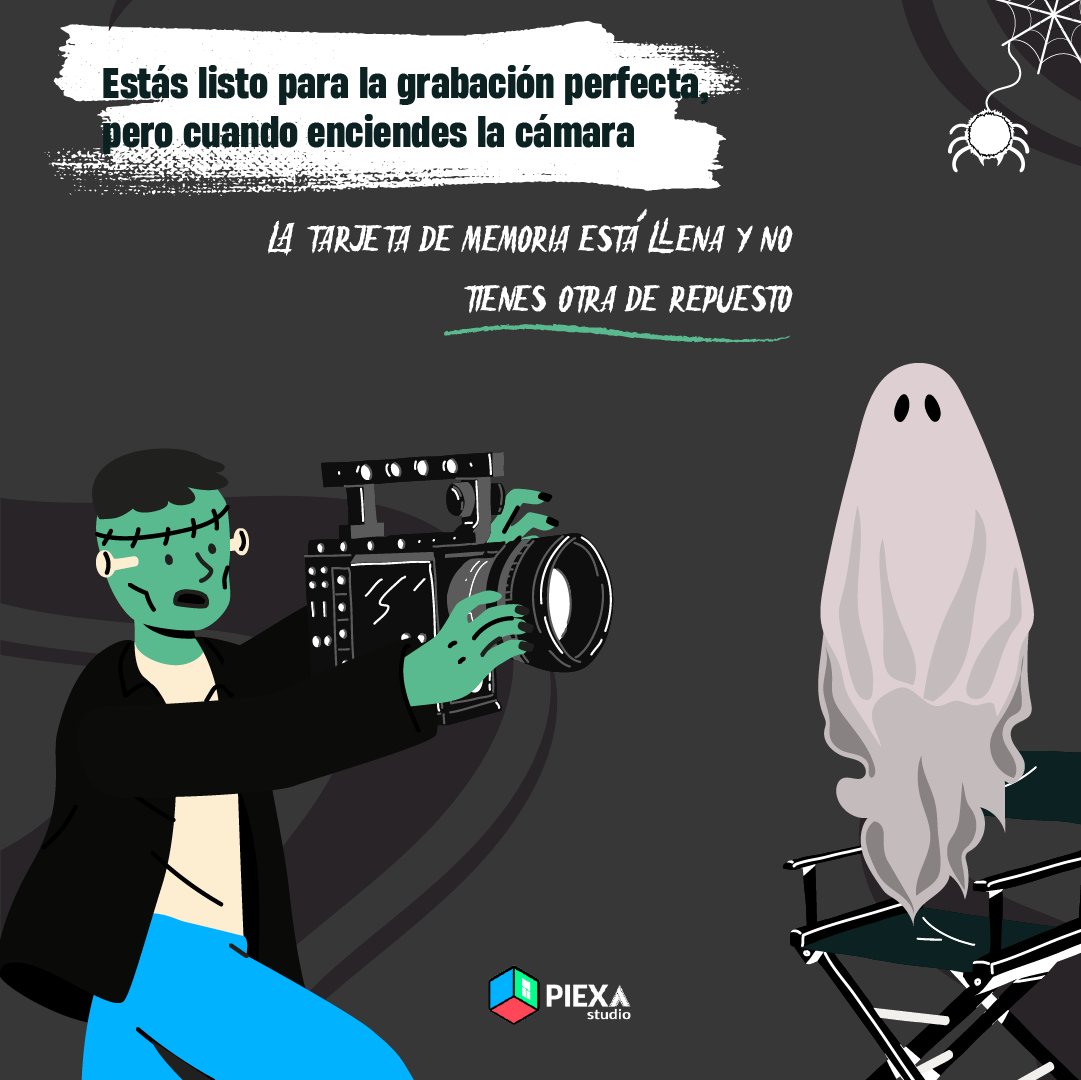 PiexaStudio's tweet image. En Piexa Studio, nos aseguramos de que ningún detalle se escape, porque en producción no hay lugar para sustos inesperados. 🎬✨

¿Buscas un equipo preparado para cualquier situación? ¡Escríbenos! 👻 #AudiovisualProduction