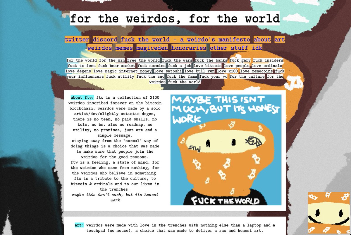 ftw_collective's tweet photo. website update weirdos, maybe not optimal on phones, i'll fix this soon

https://t.co/eF5eyvJAlz https://t.co/XaoPWV28cf