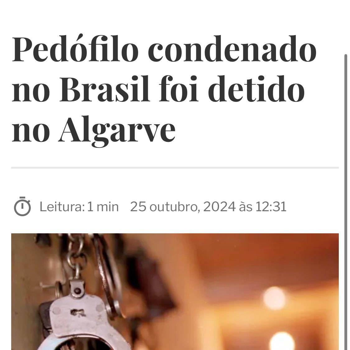 AndreCVentura's tweet photo. Um pedófilo condenado no Brasil passeava-se pelas ruas do Algarve! Continuamos a deixar entrar tudo de qualquer forma. #VERGONHA https://t.co/Okfwlo3Qfx