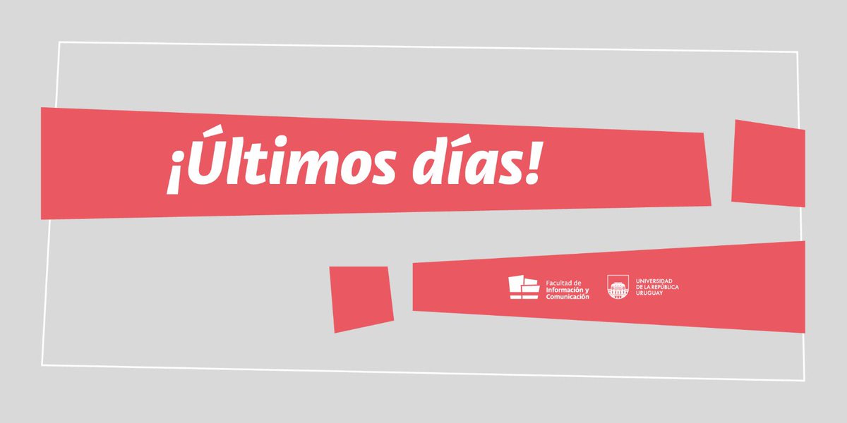 FicUdelar's tweet photo. ¡𝗡𝗢 𝗧𝗘 𝗢𝗟𝗩𝗜𝗗𝗘𝗦!

🧪⚙️ Hasta el 31/10 tenés tiempo de postularte para la segunda cohorte de la Especialización en Comunicación de la Ciencia y la Tecnología.

👉 Todos los detalles de la convocatoria los encontás aquí: https://t.co/wUoSsqtKE0 https://t.co/ePWYcdAaHe
