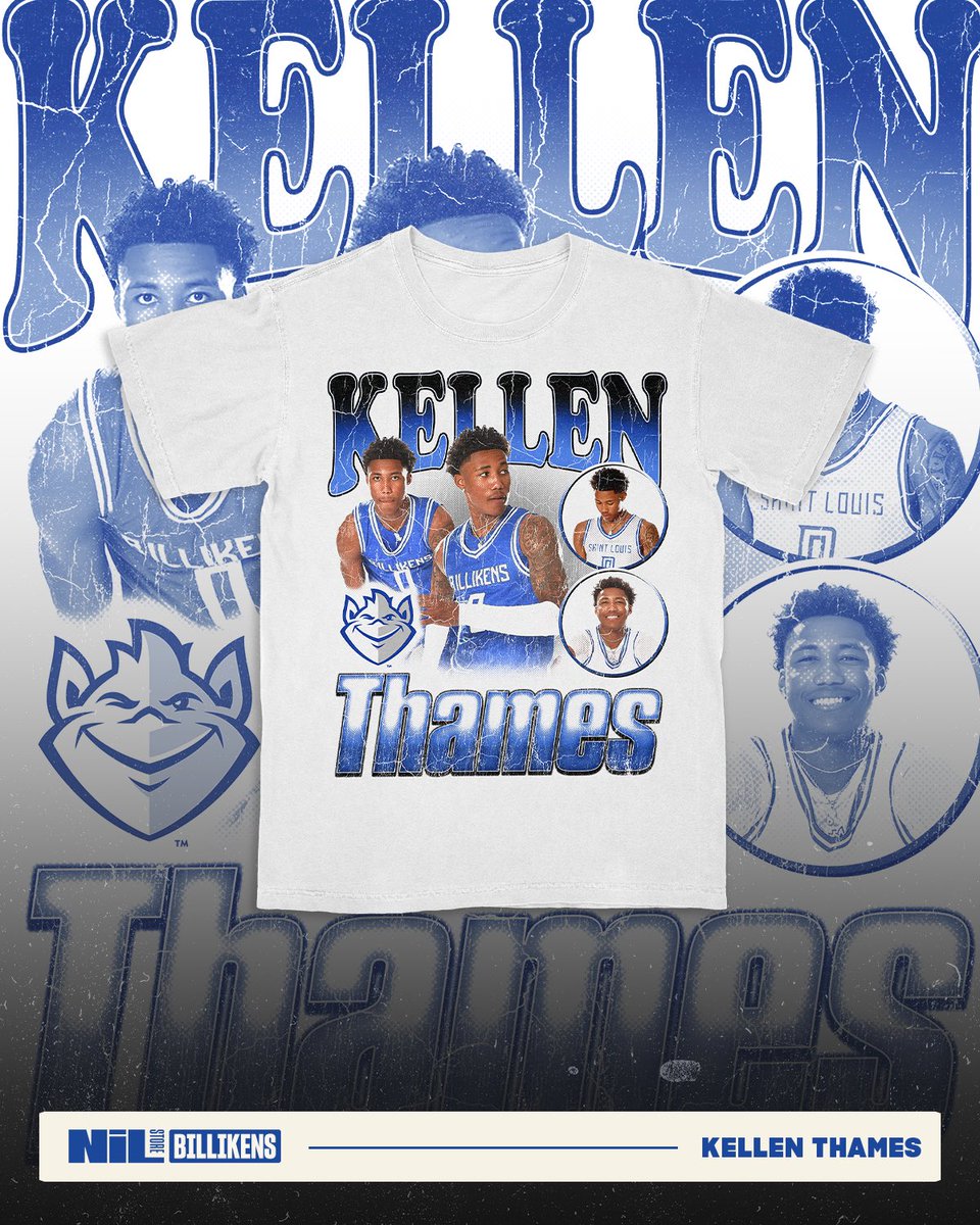 🚨Kellen Thames Exclusive Drop!

The St. Louis native is a key component of our Men’s Basketball team, continuing to prove himself as a dynamic, committed piece of the program. Shop his new merch now!

nil.store/saint-louis/sl…