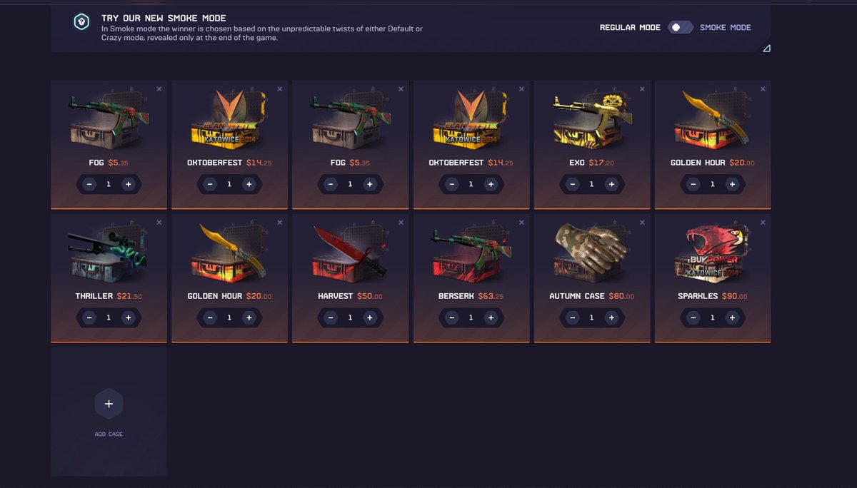 🔥NEW 800$ BATTLE 1v1🔥

🔃20$ Random retweet (50$ if you tag a winner)
🤑Deposit at least 500$ from 30.10 to 11.11
👉Code “Soulstealer” or Code "Soul"
‼️ After you deposit you MUST dm <a href="/SoulstealerGW/">Soulstealer Giveaways</a> for confirmation

POST STEAM64ID &amp; NO CROPPED PROOF!