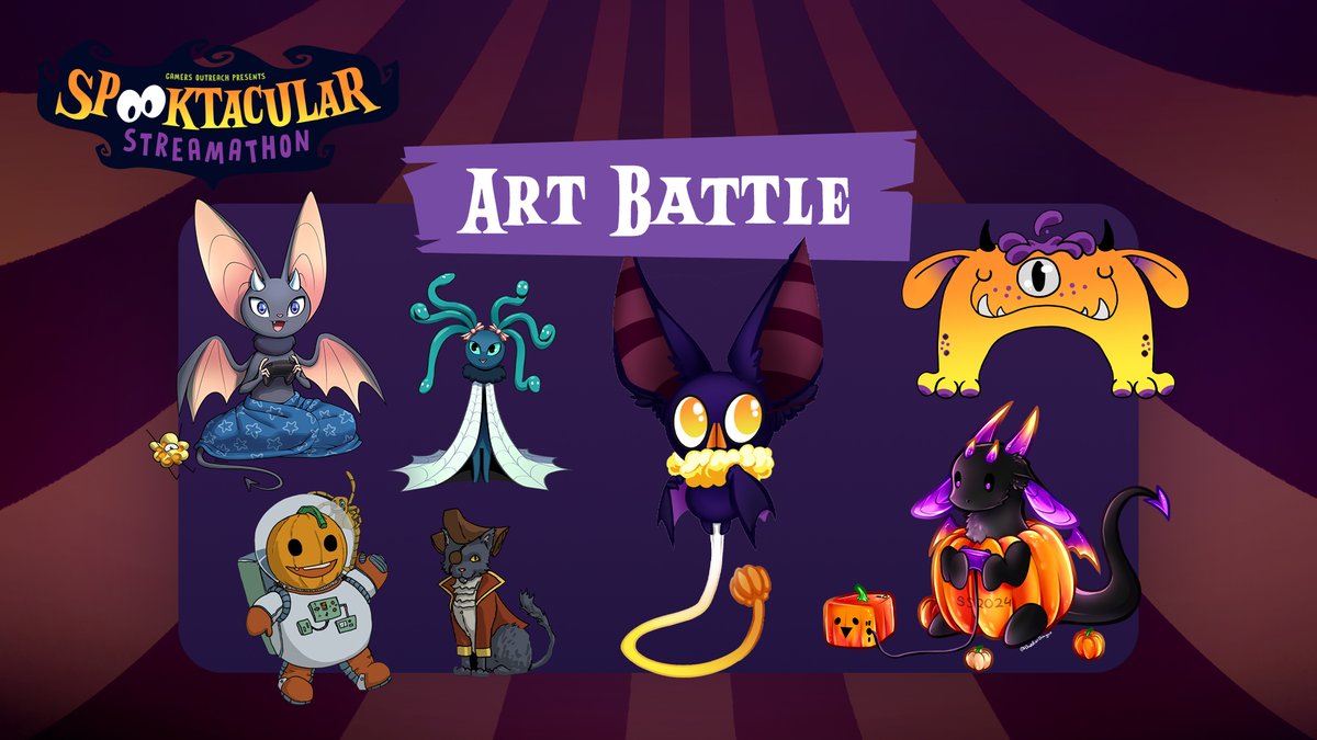 B👀!

Don’t forget about the #SS2024 Art Contest! Submissions close November 1st

More info on how to enter and what you can win in our Discord - discord.com/invite/gamerso…

Check out some of the monstrous mascots we have so far 👾🦇🎃