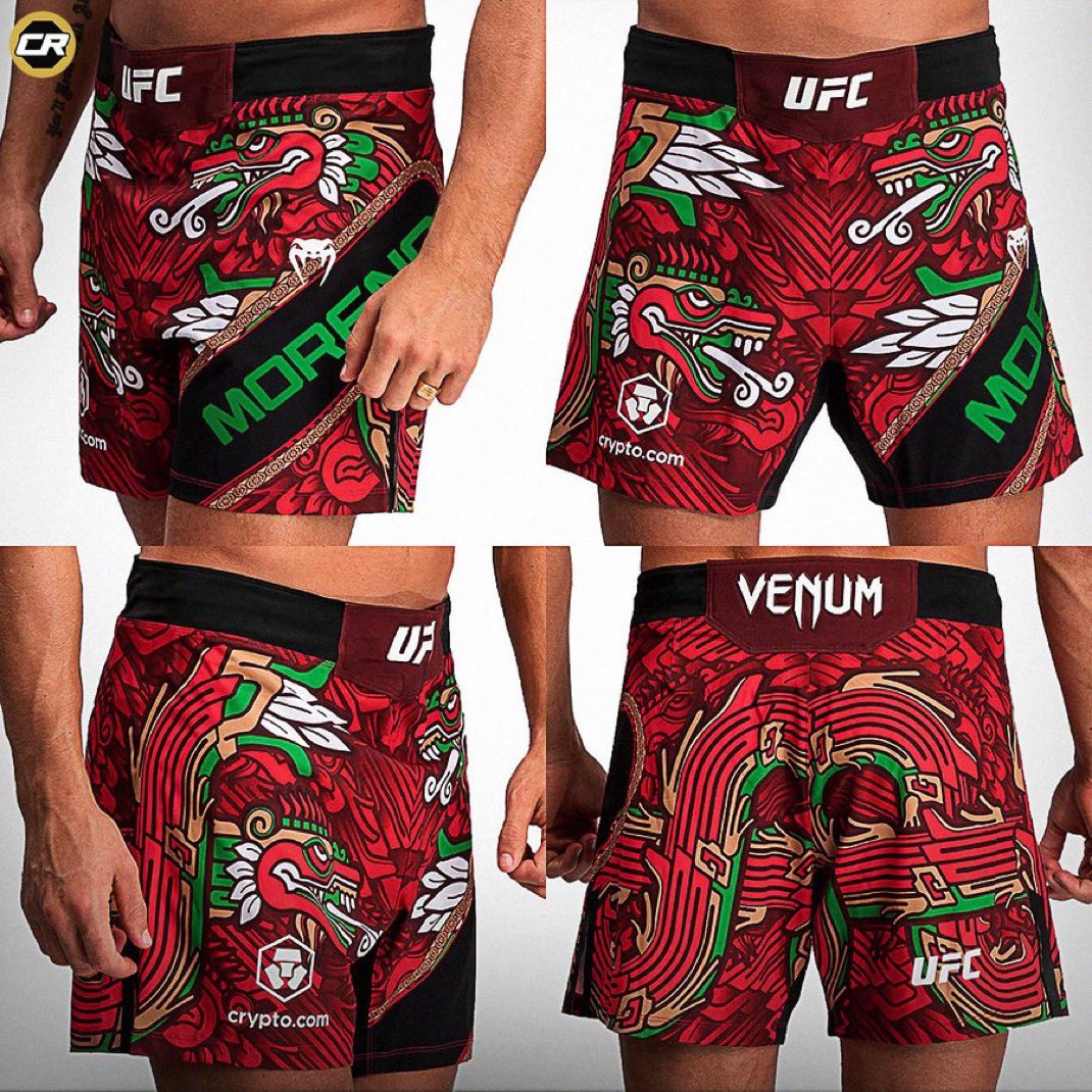 UFN_FR_'s tweet photo. Le short custom de Brandon Moreno pour son combat ce week-end contre Amir Albazi 🩳🇲🇽

#UFCEdmonton | #UFC | #MMA https://t.co/kLJkpee8Xs