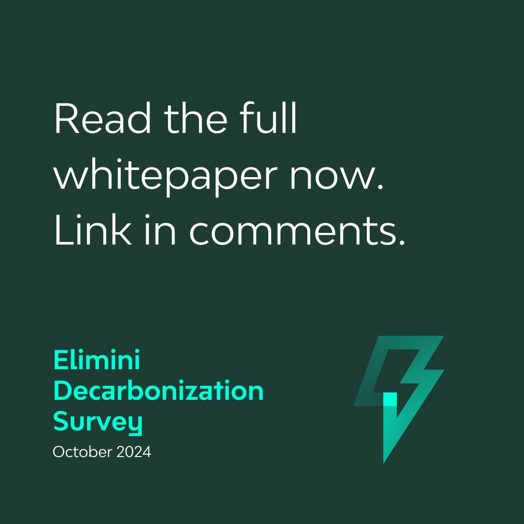 And we’re off! #VERGE24 starts today – check out our schedule below and visit us at stand 2508. 

We’re celebrating with the release of our new decarbonization whitepaper, with insights from the US public, energy and political leaders.

Check it out👉elimini.com/decarb-survey-…