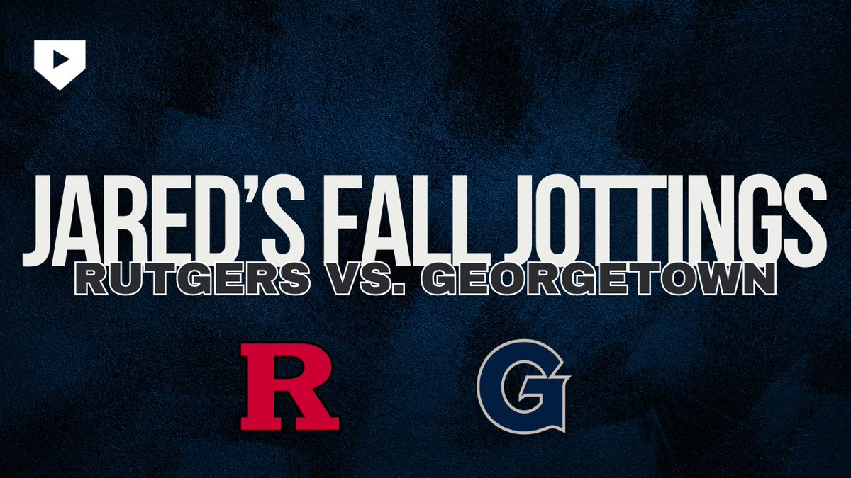 JaredCP1's tweet photo. For Part 1 of my "Fall Jottings" for @ProspectsLive, I dive into some of the top prospects I saw at the scrimmage between @RutgersBaseball and @GtownBaseball.

There is tons of exciting talent on both teams, including Ty Doucette, Andrew Citron, and more!
https://t.co/j03okXlO0r https://t.co/6fRlQKOdnG