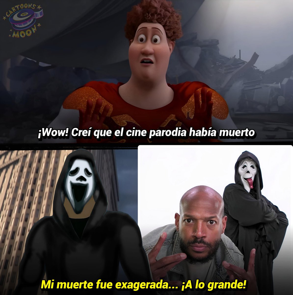 Con esta foto, los icónicos 'Wayans Brothers' anuncian que después de 18 años, regresarán para hacer SCARY MOVIE 6:

💬 "Todavía recordamos a la gente riéndose en los pasillos del cine, queremos que eso vuelva a suceder".