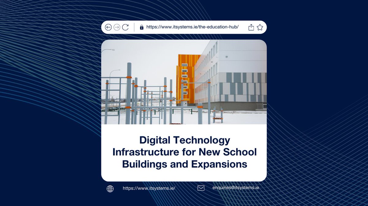 IT Systems (@itsystemsie) on Twitter photo Are you a school leader gearing up for a new build or extension in 2024/25? 🏫✨
Here’s what you need to know to ensure a smooth and successful project! Dive into the details here.
bit.ly/newschooldbuil…
#IrishEducation #EdChatIE #IreTeachers #EducationBlogger Are you a school leader gearing up for a new build or extension in 2024/25? 🏫✨
Here’s what you need to know to ensure a smooth and successful project! Dive into the details here.
bit.ly/newschooldbuil…
#IrishEducation #EdChatIE #IreTeachers #EducationBlogger