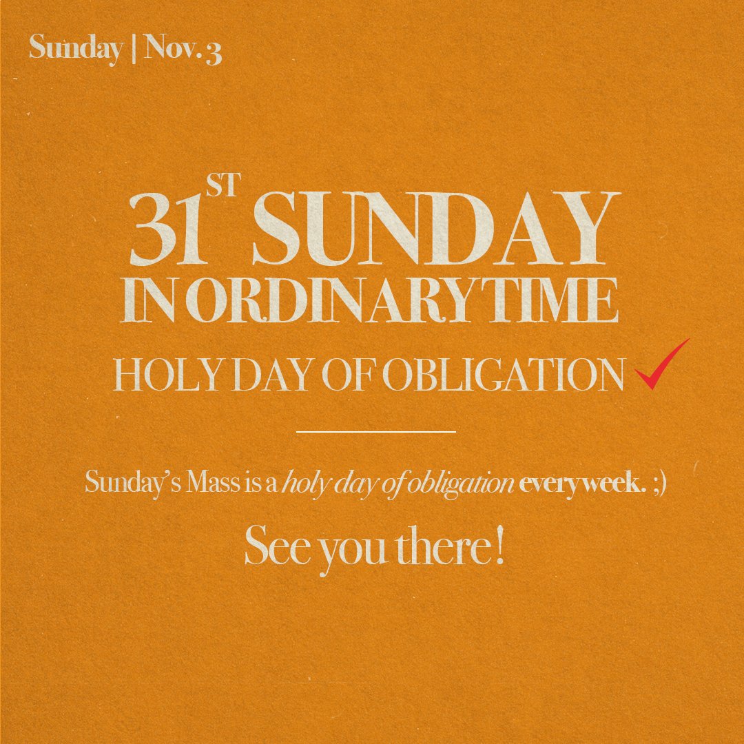 lacatholics's tweet photo. Planning your weekend? Don't forget Friday is a Holy Day of Obligation!

#BacktoMass https://t.co/sxzntrjNqw
