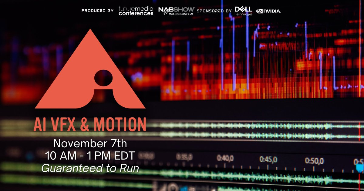 ⚡Join us for AI VFX &amp; Motion, on 11/7, 10 AM - 1 PM, to unlock the power of AI tools like Firefly or Midjourney. Leave with skills that transform your workflow &amp; save time—because AI does the heavy lifting, but creativity? That’s all YOU. 🎨

🔗 bit.ly/3BY4IKg