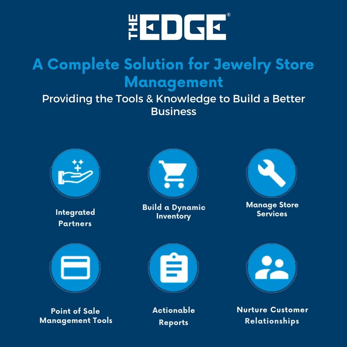 ATLJewelryShow's tweet image. THE EDGE in Booth 648
The Edge offers all the tools your store needs to experience improvements in your inventory, customer, staff, and marketing performance.  
#TheEdge #TotalRetailSolution #PointOfSale #InventorySolution #StoreManagement 
hubs.la/Q02W9tTW0