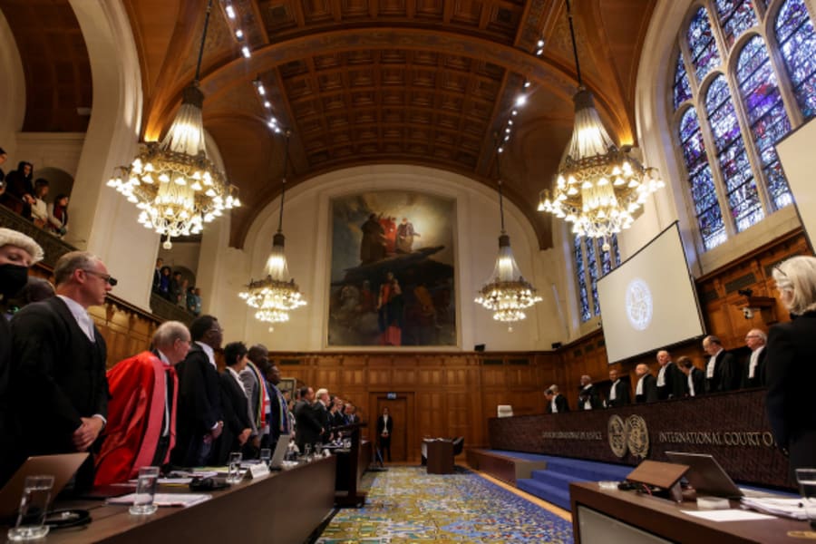 all_israel_news's tweet photo. South Africa submits evidence of alleged Israeli genocide in Gaza to ICJ https://t.co/x9iiL0gI1V
#ICJ #SouthAfrica #Gaza #InternationalLaw #FalseGenocideClaim #MiddleEast #Hamas https://t.co/LJKhMbYszc