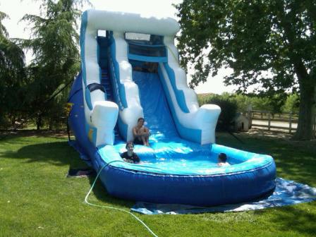 's tweet image. Cool off in style with our inflatable water slides! They're the perfect addition to any summer party. Slide into action and make your event the talk of the town. Secure yours today! #InflatableWaterSlides #ModestoCA
modestobouncehouse.com