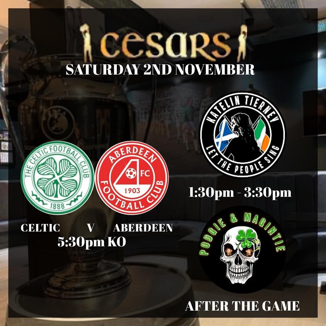 Fantastic day ahead on Saturday. Looking forward to welcoming our friends from <a href="/ValeShamrockCSC/">Vale Shamrock CSC ☘️</a> before the game. COYBIG 🍀💚