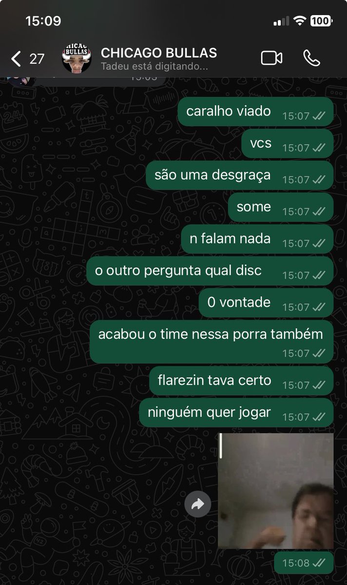 Chicago bullas out da mix cup, falei 🫡