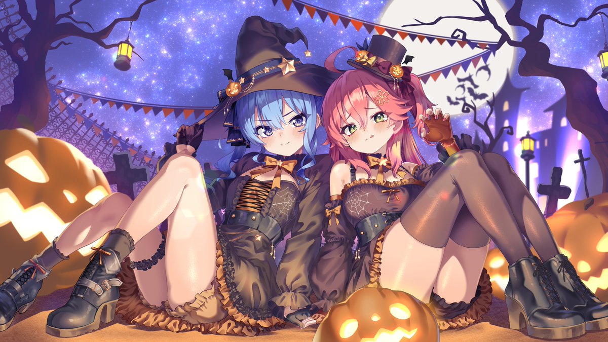 CCGY0's tweet photo. #ほしまちぎゃらりー 
#miko_Art
Happy Halloween🎃 https://t.co/RqWDwqWesB
