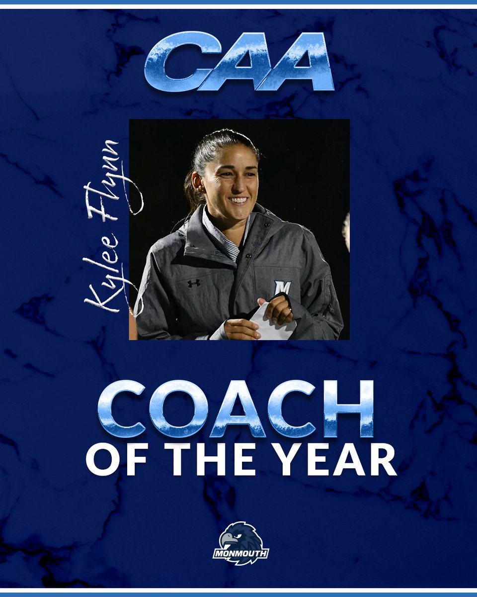 ⚽️ Women's #CAASoccer Coach of the Year

▪️ Kylee Flynn, <a href="/MonmouthWSOC/">Monmouth Women's Soccer</a>

tinyurl.com/2akeot4f