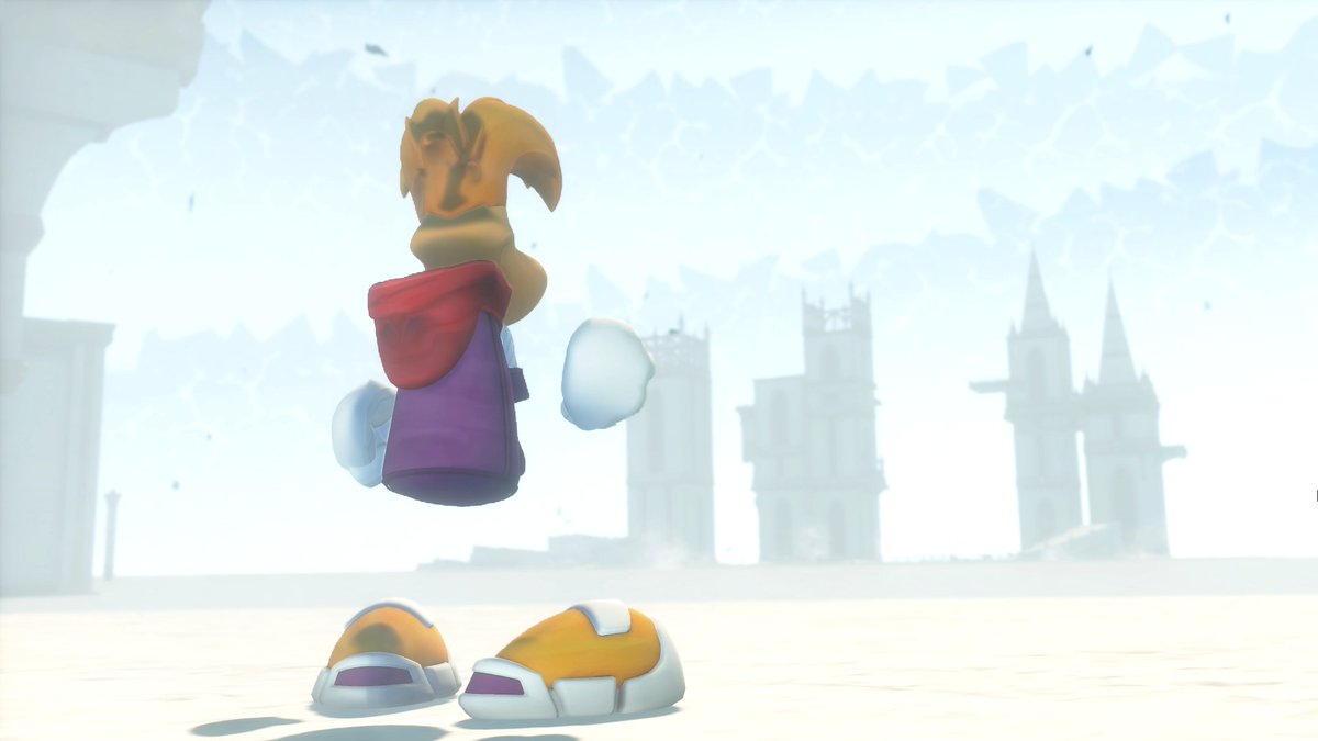 BehonArt's tweet photo. Initial release of Rayman over Shadow is out now!  Already includes rigged/animated mouth and hair.  Future updates will improve the rigs/weights on the mouth and hands, ingame voice replacements, and maybe some UI tweaks. https://t.co/Ts87OOMYBH https://t.co/1HTi0qsfnY