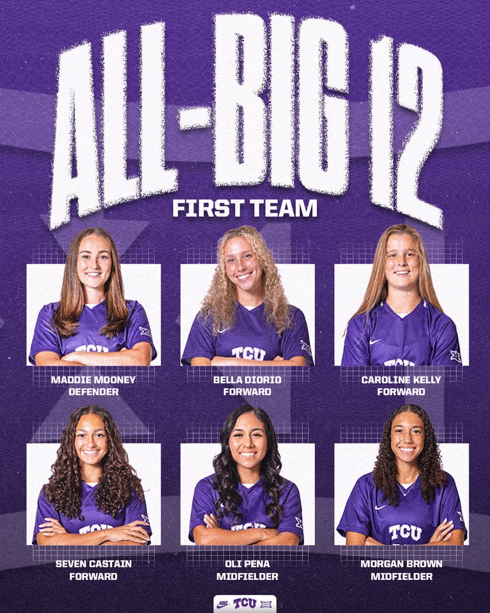 A School-record: 𝙎𝙄𝙓 first-team honorees 😮‍💨

#GoFrogs | #FIGHT