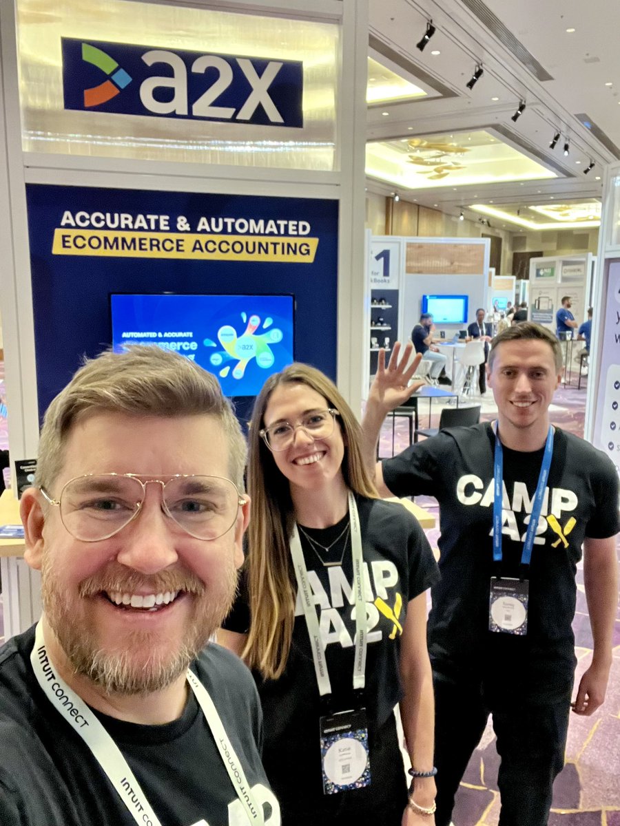 a2xaccounting's tweet photo. Day 1 at #IntuitConnect was a success with over $500 in our charity pool so far!

Stop by the A2X booth, tell us a story about an ecommerce client, and get another $10 added to the pool.

2 days to go!

P.S. we’ll pick a winner at the end of the event to select a charity. https://t.co/KQbkVCusD7