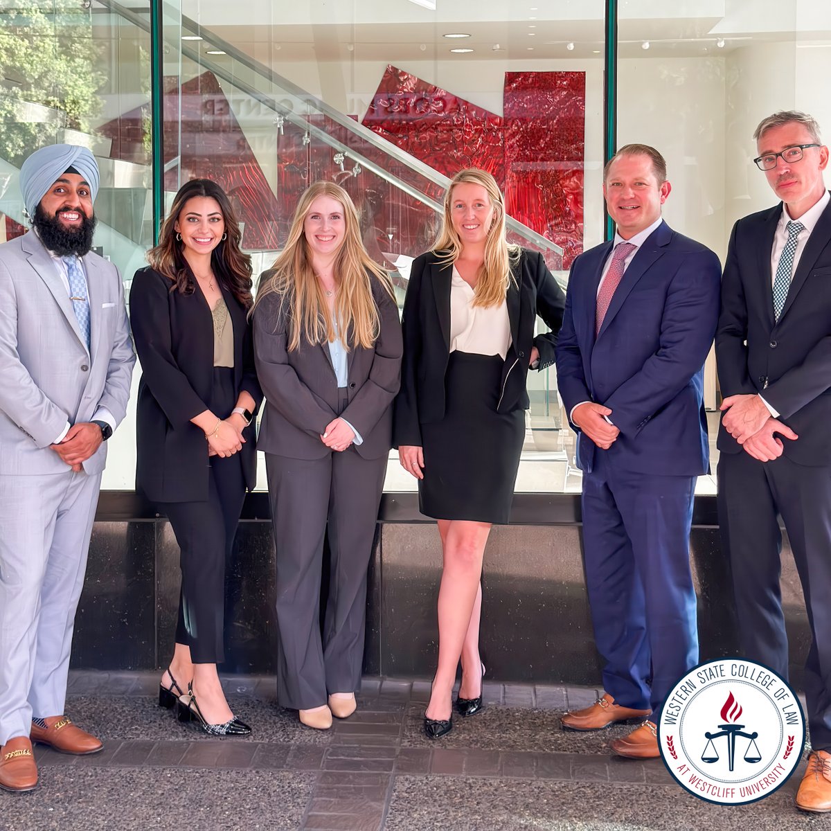 We are proud of our #WesternStateLaw students who represented us at this year's National Sports Law Negotiation Competition at Thomas Jefferson School of Law in San Diego!

#WesternStateProud #LawSchoolLife #FutureLawyer