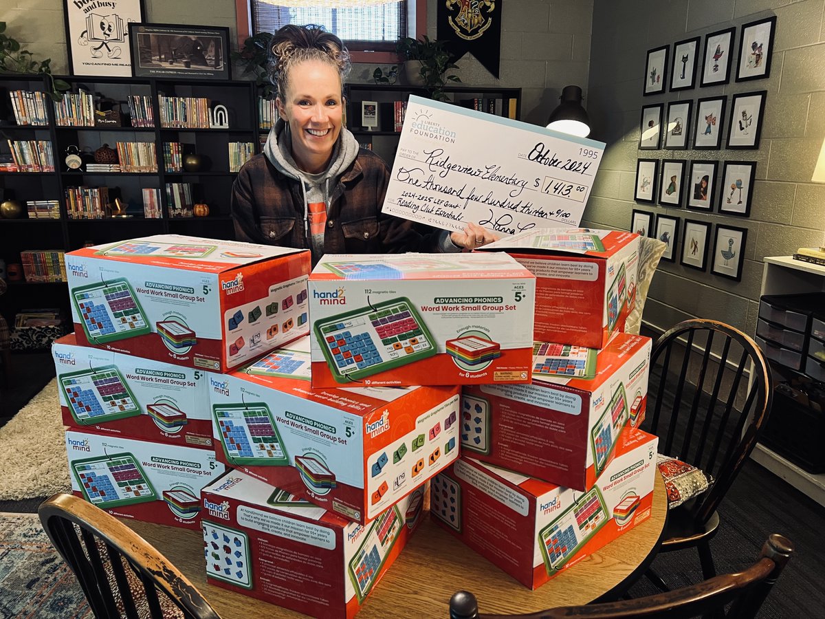 Janie Einerson (@janieeinerson) on Twitter photo Thank you <a href="/LibertyEdFdn/">Liberty Education Foundation</a>! This incredible opportunity is made possible because of funding from you. We are so grateful! Materials have arrived and soon they will head to our k-2 classrooms to help support our teachers as they align with The Science of Reading. <a href="/RVRoadrunner/">Ridgeview Elementary</a> Thank you <a href="/LibertyEdFdn/">Liberty Education Foundation</a>! This incredible opportunity is made possible because of funding from you. We are so grateful! Materials have arrived and soon they will head to our k-2 classrooms to help support our teachers as they align with The Science of Reading. <a href="/RVRoadrunner/">Ridgeview Elementary</a>