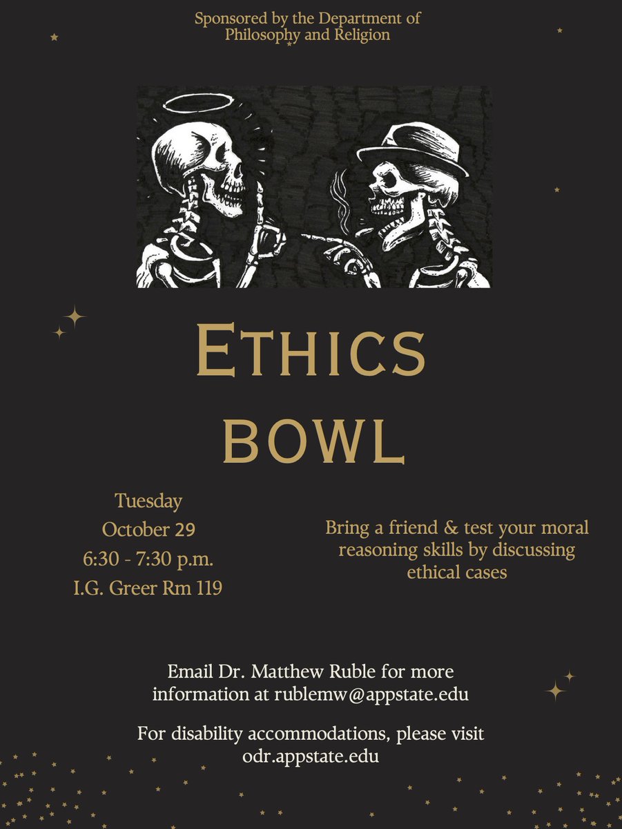 App State Philosophy and Religion tweet media