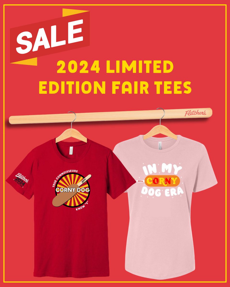 Almost sold out! Grab our last few 2024 Official Fair Tees: bit.ly/ShopFletchersM…
