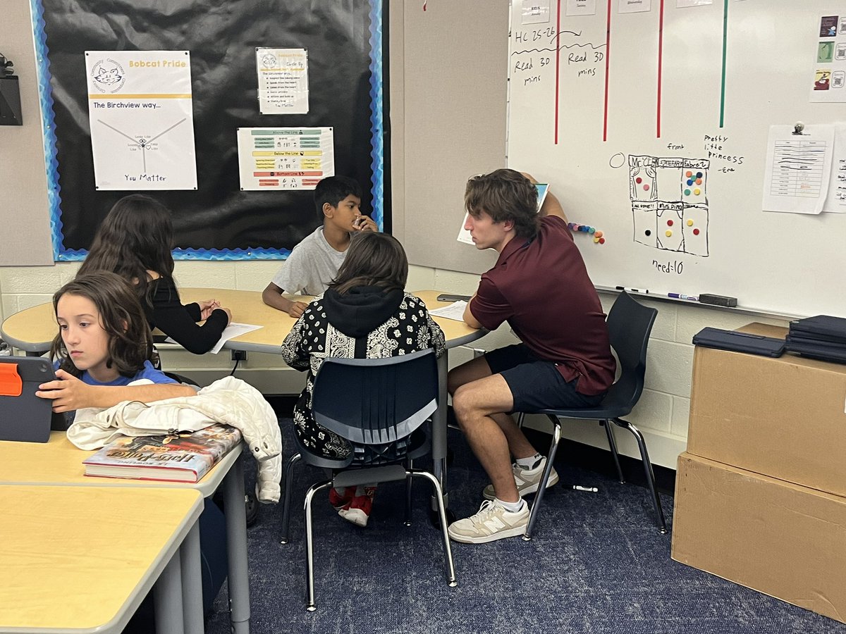 WIN time is a fantastic time at Birchview where every student gets what they need. It’s also a great time for small group instruction. Lots of engagement on display today at BV! #AtBVYouMatter