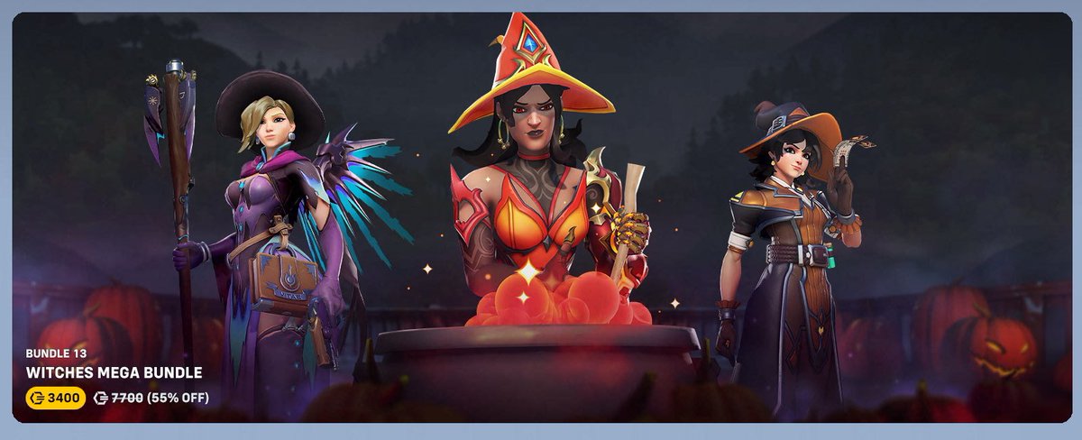 🎁 GIVEAWAY FOR WITCHES MEGA BUNDLE IN #Overwatch2 🎁

JOIN THE #giveaway HERE:

1️⃣ FOLLOW: <a href="/JoystickOW/">Joystick</a> 
2️⃣ LIKE + RETWEET
3️⃣ TAG A FRIEND

🔥 2X CHANCE TO WIN IF YOU FOLLOW: twitch.tv/Joystick 

WINNER WILL BE DM’ED PRIZE IN 24 HOURS