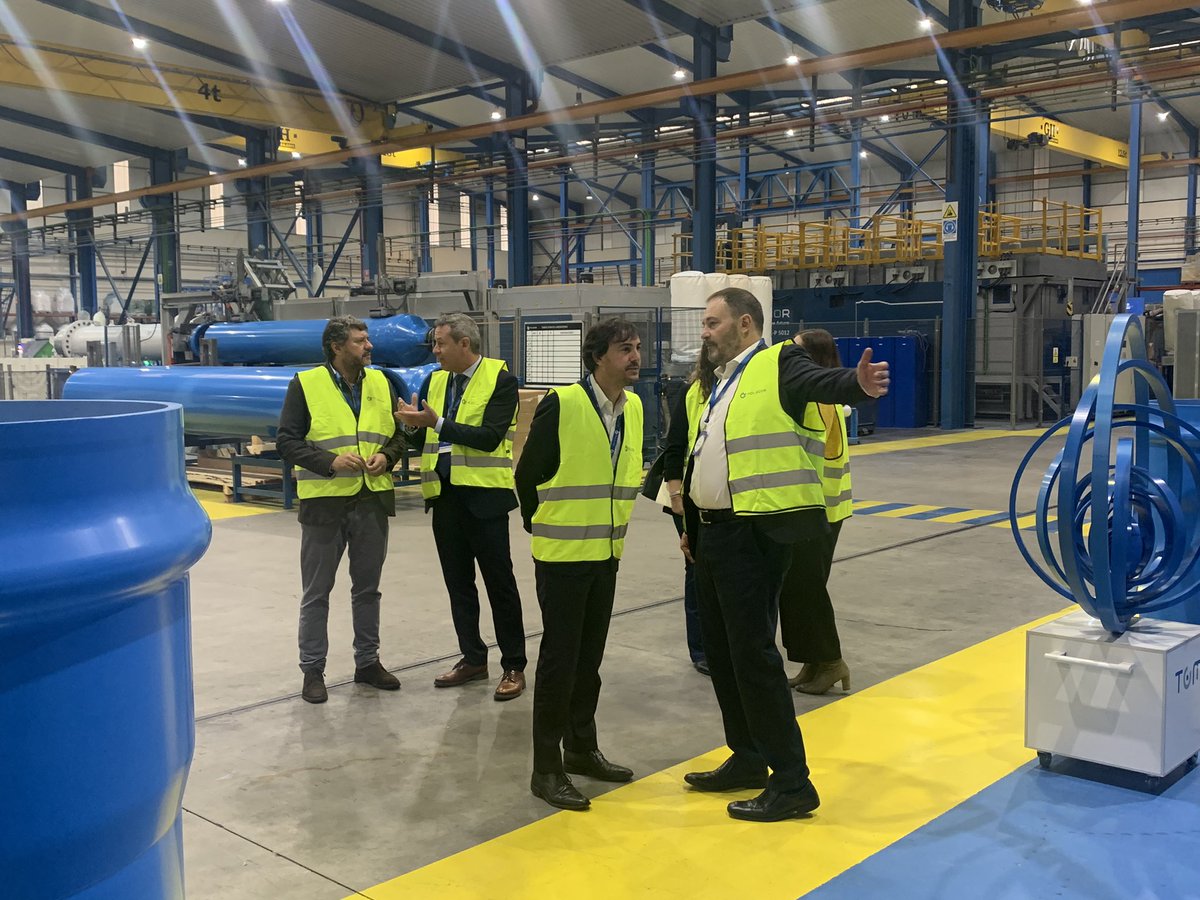 ♻️ Las empresas madrileñas son ejemplo de sostenibilidad, especialmente las dedicadas al sector del plástico que se suman al compromiso con la Economía Circular al reducir el impacto medioambiental de su actividad gracias al programa OCS. Hoy hemos visitado la fábrica de <a href="/Molecor/">Molecor</a>