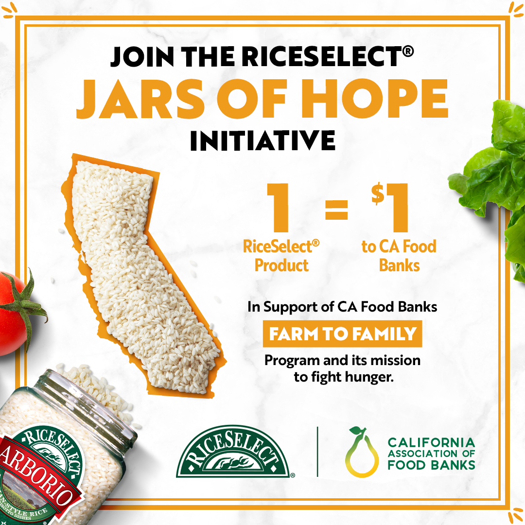 WsideFoodBank's tweet photo. Excited to launch #JarsOfHope with @RiceSelect & @CAFoodBanks! Together, weโre bringing nutritious meals to families in need. Buy delicious rice at @Walmart, @RalphsGrocery, Foods Co. & Food 4 Less to support local food banks & feed hope! ๐
https://t.co/cAkrkjht3l https://t.co/mri4r3bVQC