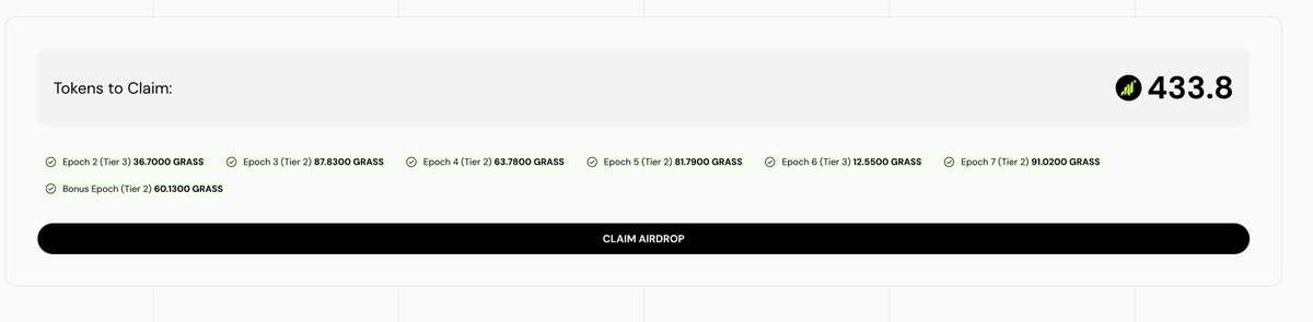 yasinaktimur's tweet photo. $GRASS airdrop atmış hiç haber vermiyorsunuz. 
1$ dan 433$ claim ettim.
bu tweeti retweetleyin 4 adrese 10ar usd anında yollayacağım. 23:00 'da.
$ME ler geldiğinde de gelen airdrobun %10 unu paylaşacağım ondan muhtemelen çok yüksek akacak. https://t.co/LnYe1wS6LN