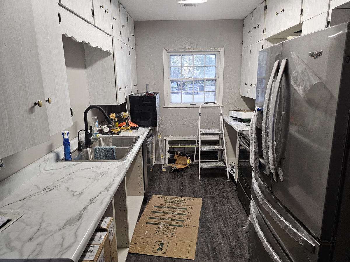 Dartorn's tweet photo. I'm finally able to post a final update on the flood in June. Last weekend my parents and brothers were finally able to move back in. Final touches are still being done on the house, but everyone is back to sleeping in their own bed in their own place! https://t.co/FKxwSnZu7K