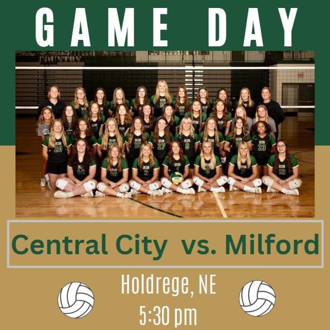 💚💛 WAKE UP!  IT'S GAME DAY! 💚💛  For the first time since 2016, the Lady Bison have advanced past the first round of sub-districts!  We have a rematch with Milford at 5:30 in Holdrege.  We hope to see you there!

Watch online here:
fan.hudl.com/usa/ne/holdreg…