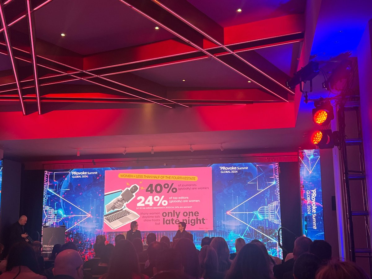 SourceCodeComms's tweet image. Starting the @Provoke_News Media Summit right with @gailheimann and @karaswisher asking the question, ‘is half of the world’s population getting half the money, opportunities and focus?’ Short answer, NO.
#PRovokeGlobal