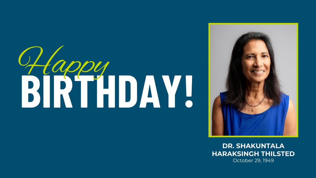 WorldFoodPrize's tweet photo. 🎉 Happy Birthday to Dr. Shakuntala Haraksingh Thilsted, our 2021 World Food Prize Laureate! 🌾 Your groundbreaking work in aquaculture and nutrition has improved the lives of millions. Today, we celebrate your inspiring contributions to global food security and nutrition! 🌍✨ https://t.co/FuWDiN04t6