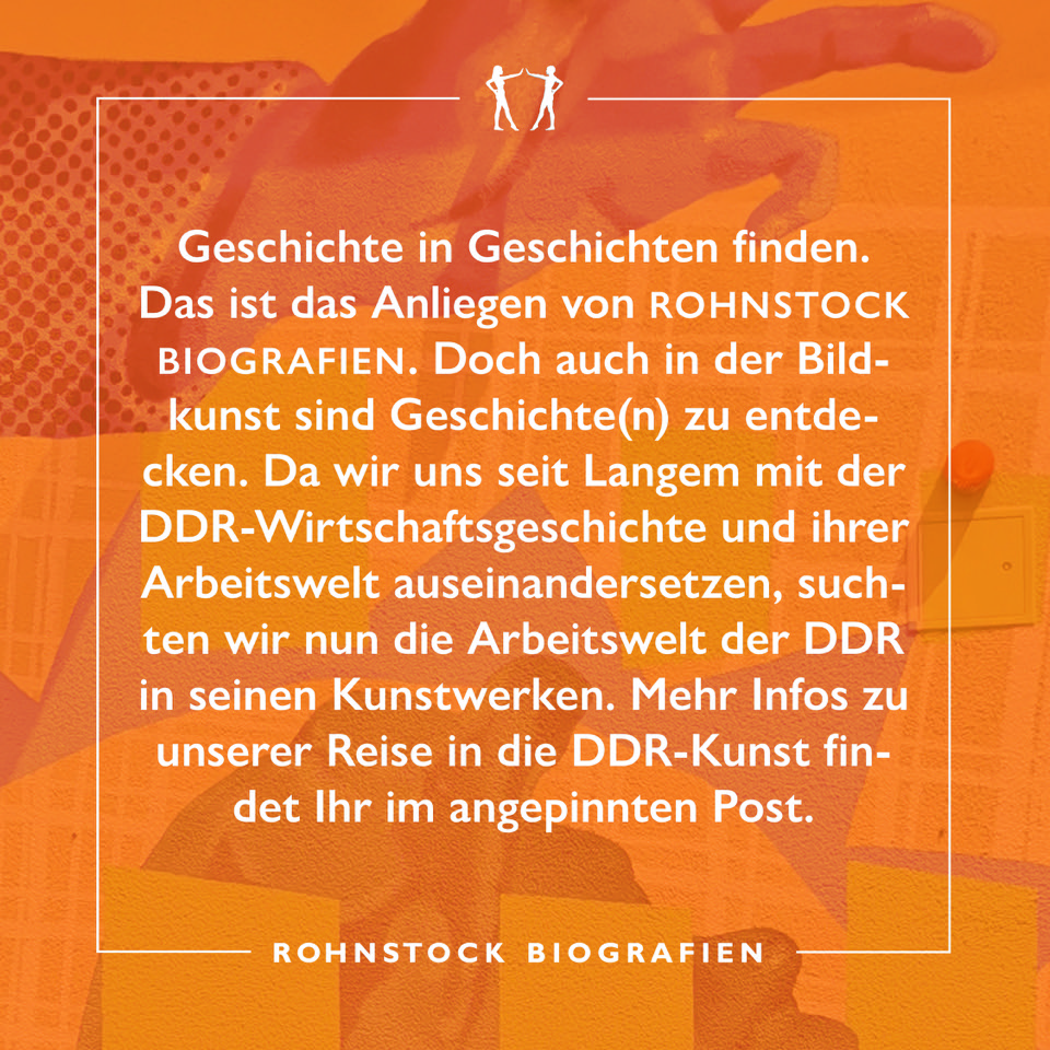 RohnstockBio's tweet photo. Jedes öffentl Gebäude der DDR wurde mit eigenen Bildern &amp; Skulpturen ausgestattet – Auftragsarbeiten der Parteien &amp; Massenorganisationen wie der FDJ. 1990 fürchteten Wolfgang Patig, Direktor des Kulturfonds, und Herbert Schirmer, DDR-Kulturminister, diese Kunst könnte ... 1/2 https://t.co/U36bael5z0