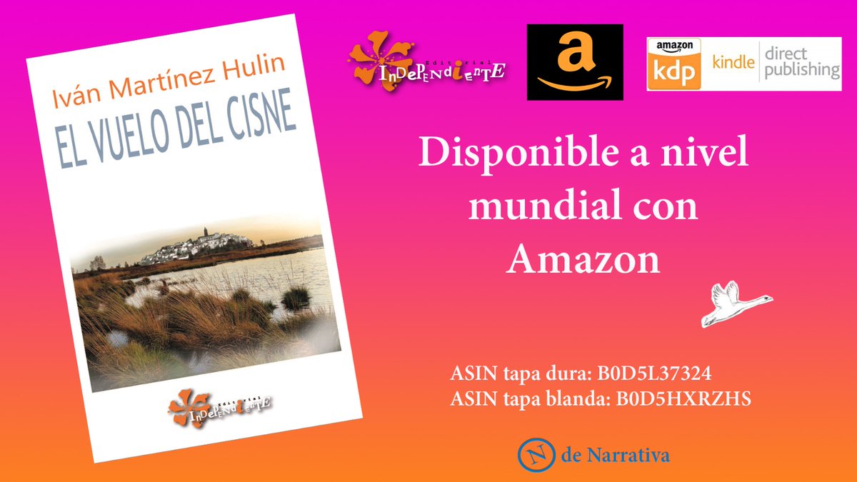 editorialinde1's tweet photo. Hoy os traemos "El vuelo del Cisne", tercera edición del libro de @IvanMtzHulin. Se trata de una novela corta de corte intimista con romance y tragedia.

#editorialindependiente #ivanmatinezhulin #elvuelodelcisne #novela #narrativa #libros #librosrecomendados #romance #romantica https://t.co/VPog1G5fql