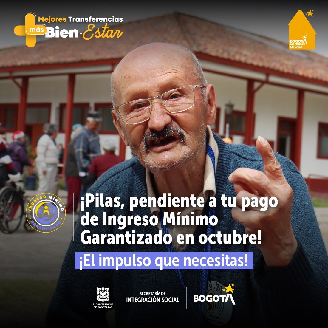 integracionbta's tweet photo. 📢 ¡Atención, personas mayores! 🧓👴 

Inicia el primer pago de Ingreso Mínimo Garantizado para quienes recibían los Apoyos Económicos tipo A, B y B desplazado con la Tarjeta Monedero de Compensar. 💳➡️📱 https://t.co/G2sUuYueN3