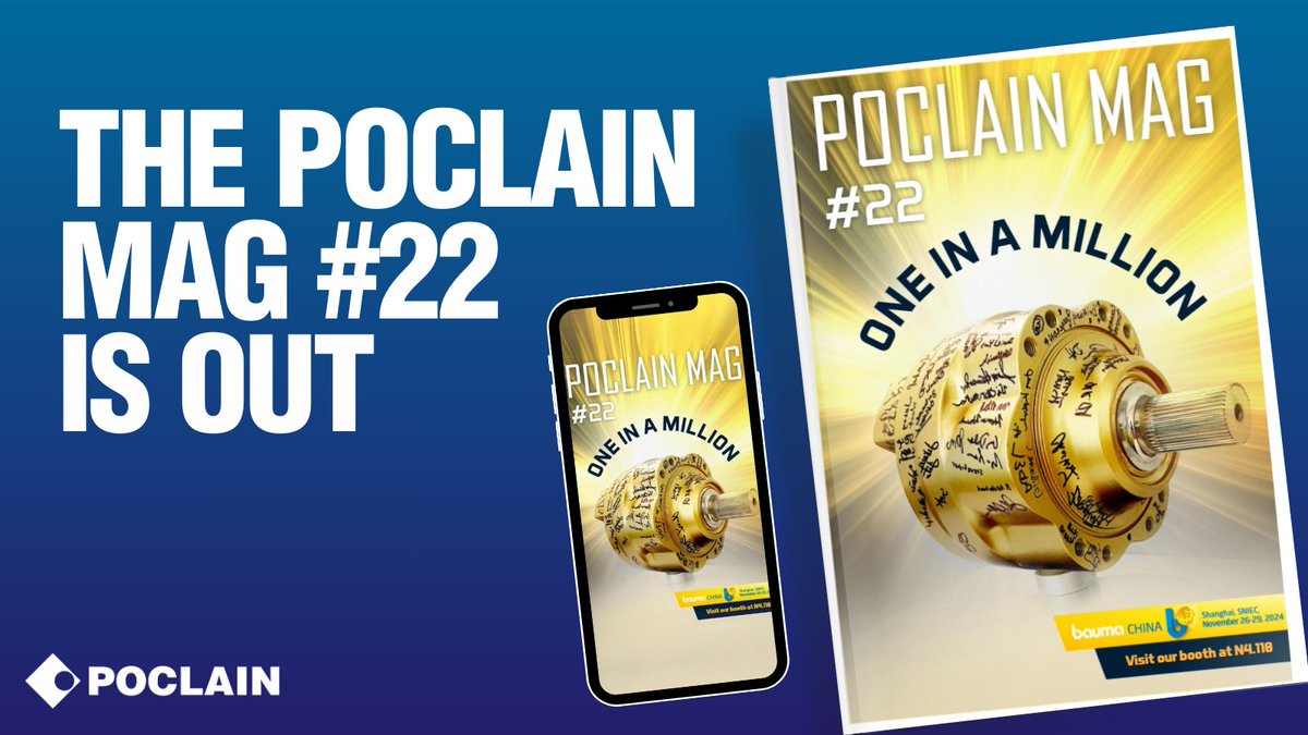 The Poclain Mag #22 is out!

📰Read our latest issue to find out more about:

🔹 Our commitments towards sustainable growth
🔹 Our new full-electric solutions
🔹 Our recent client use cases
🔹 Our new and improved freewheeling valve

Read here:
poclain.com/sites/default/…