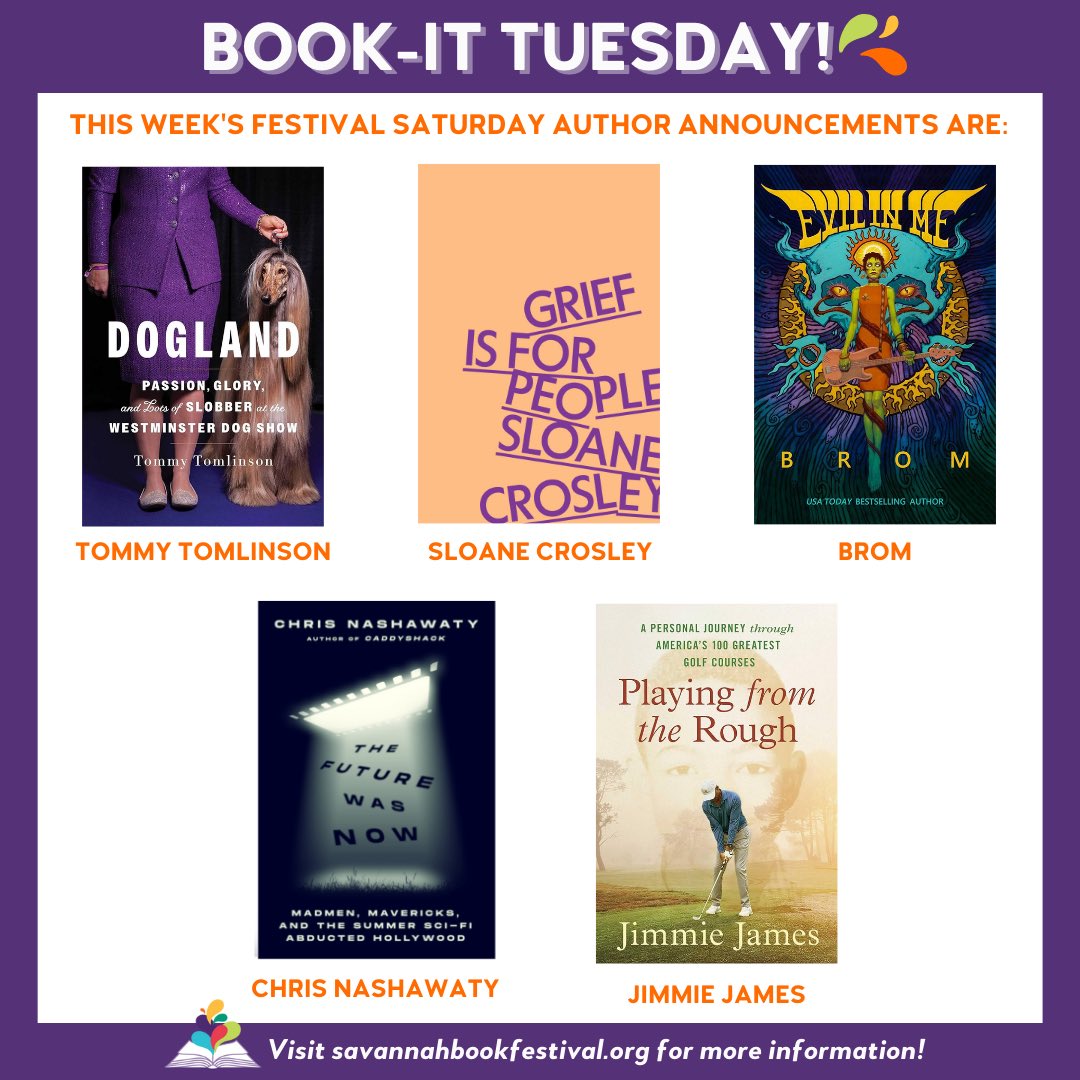No tricks, just treats as we share with you our next five authors. 📙🦇

Make sure to visit the “Meet the Authors” page on our website for a more in-depth view of the authors and their books.

#SBF2025 #savannahgeorgia