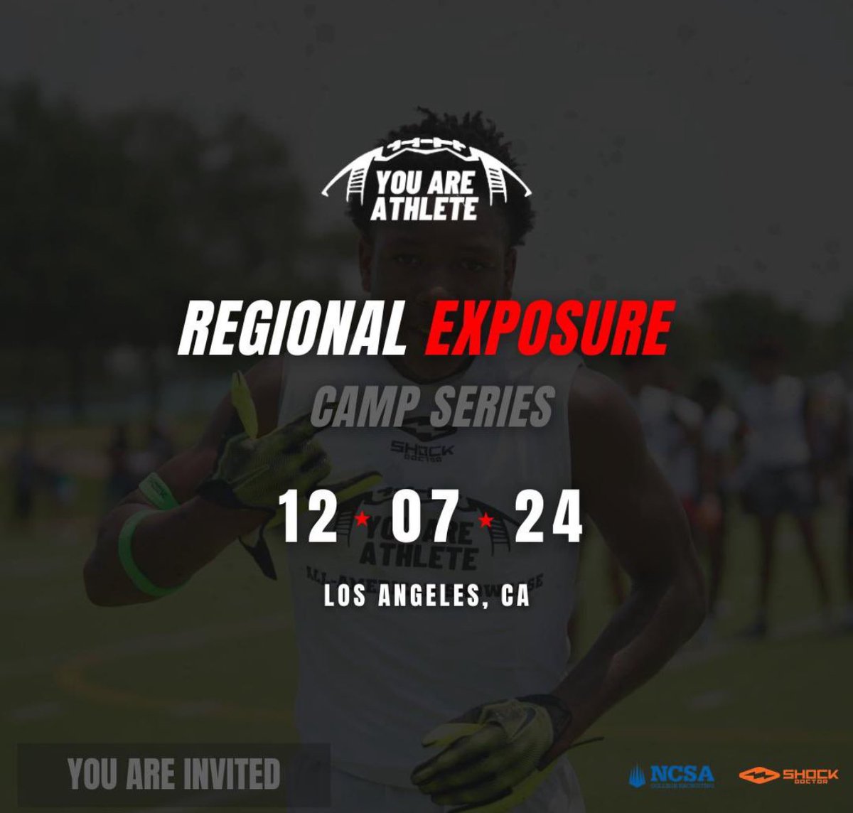 Thank you <a href="/youareathlete/">You Are Athlete</a> &amp; <a href="/ShockDoctor/">Shock Doctor</a> for the Invitation!!