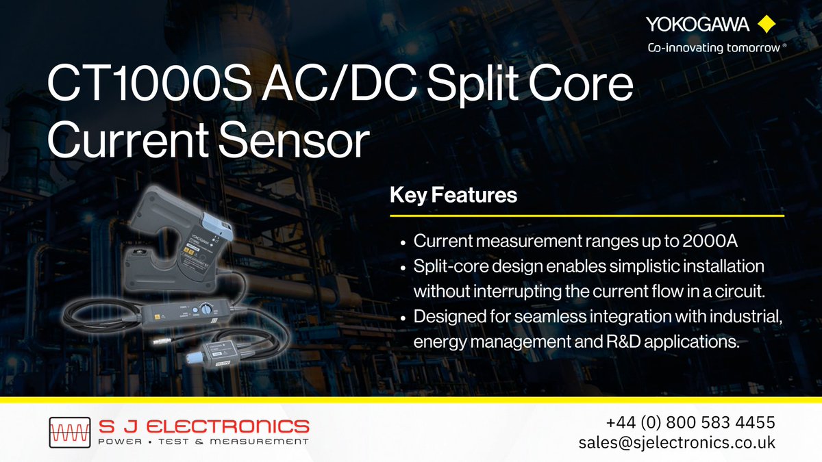 SJElectronics's tweet photo. 🔧 Is your #testandmeasurement suite due for an upgrade? Check out these new #oscilloscope and current sensor releases from @Yokogawa_Europe and get the most out of your instruments today!

Find out more 🔗 https://t.co/PBwp3oh0yL 

#Yokogawa #electricalengineering https://t.co/omhrDIaxFc