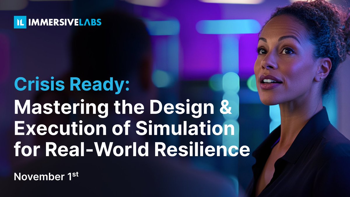 🌟 Ready to enhance your crisis simulation skills? Join our webinar on Nov 1, 2024!

Learn to create simulations tailored to your organization's needs. 

🔗 hubs.ly/Q02W4QnJ0