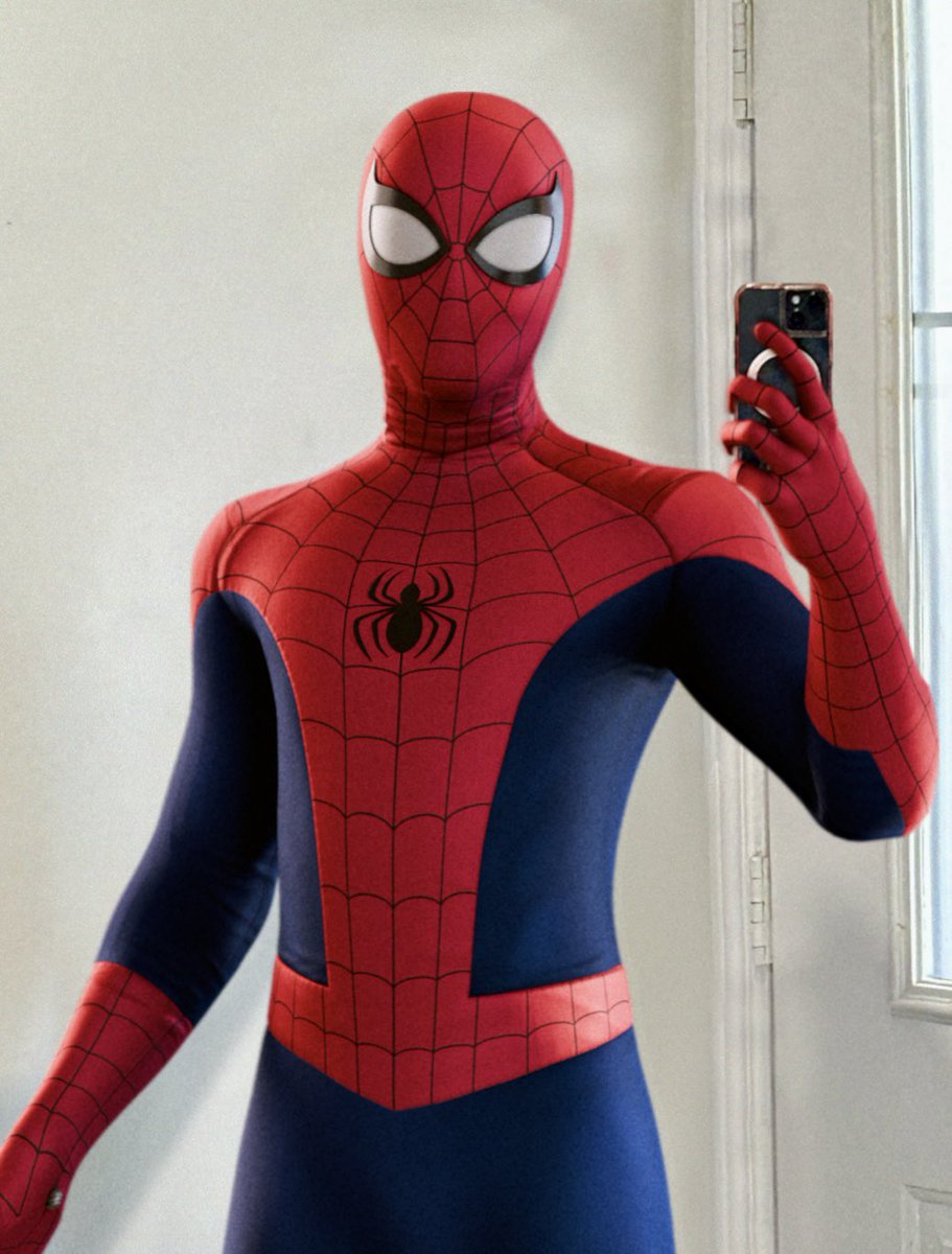 capitalspidey's tweet photo. feeling fresh! https://t.co/Q1F26s7KyZ