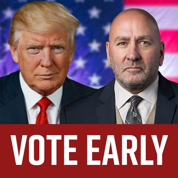 Today is the final day to vote early in Louisiana.  Vote Trump. Vote Higgins.