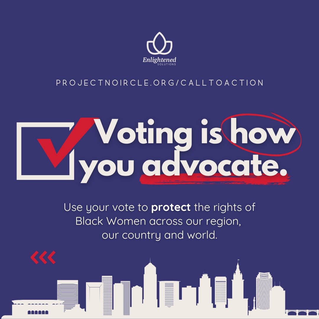 ProjectNoirCLE's tweet image. ✊🏾 𝐄𝐯𝐞𝐫𝐲 𝐯𝐨𝐭𝐞 𝐜𝐨𝐮𝐧𝐭𝐬!

Priorities outlined in #ProjectNoirCLE directly inform voters and candidates about urgent areas for advocacy and action alike.

For Black Women, always: projectnoircle.org/calltoaction

#WorkEnlightened #Vote